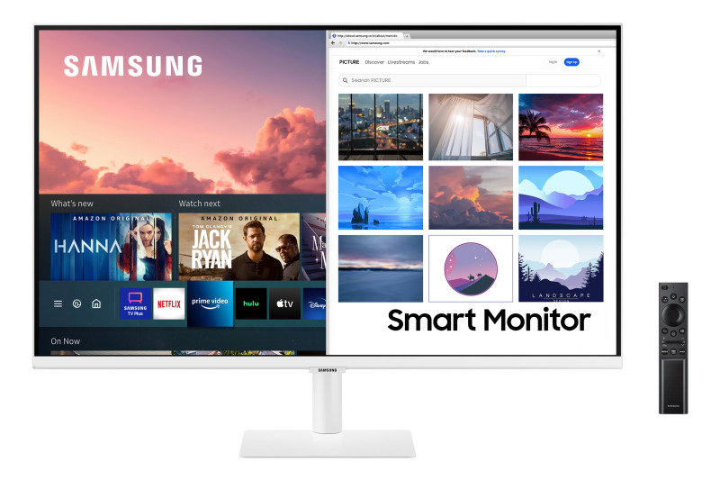 三星智慧聯網螢幕Smart Monitor M7白色限定款　耀眼登台