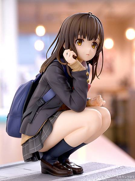 GSC《刮掉鬍子的我與撿到的女高中生》荻原沙優 無比例模型 蹲姿也有16公分高！