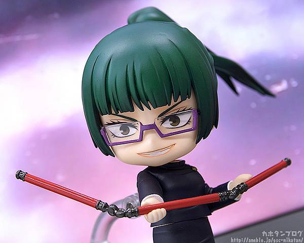 黏土人《咒術迴戰》禪院真希 附屬咒具大刀、三節棍型游雲 重現激鬥場景！