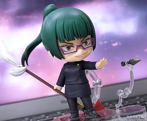 黏土人《咒術迴戰》禪院真希 附屬咒具大刀、三節棍型游雲 重現激鬥場景！