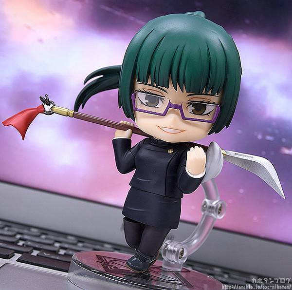 黏土人《咒術迴戰》禪院真希 附屬咒具大刀、三節棍型游雲 重現激鬥場景！