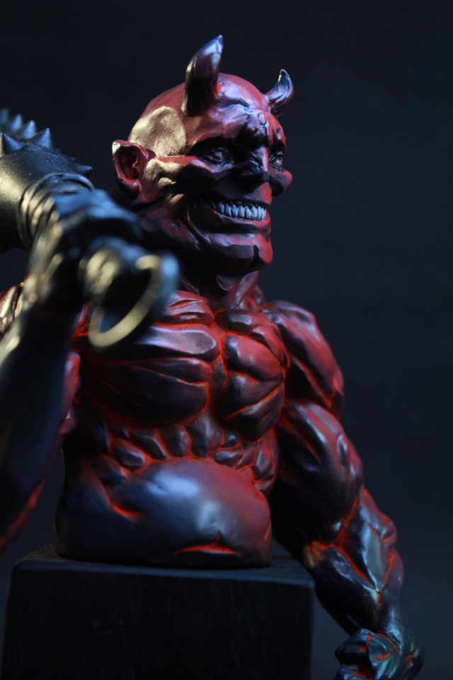 東洋傳說人形惡獸 1/24 鬼金棒胸像