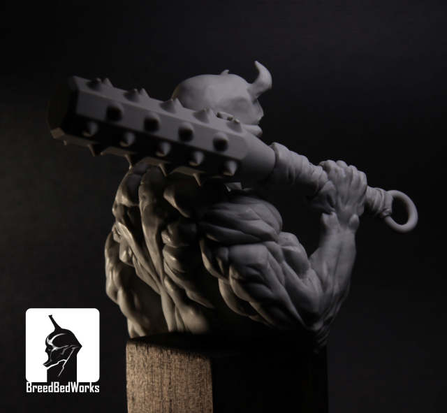 東洋傳說人形惡獸 1/24 鬼金棒胸像