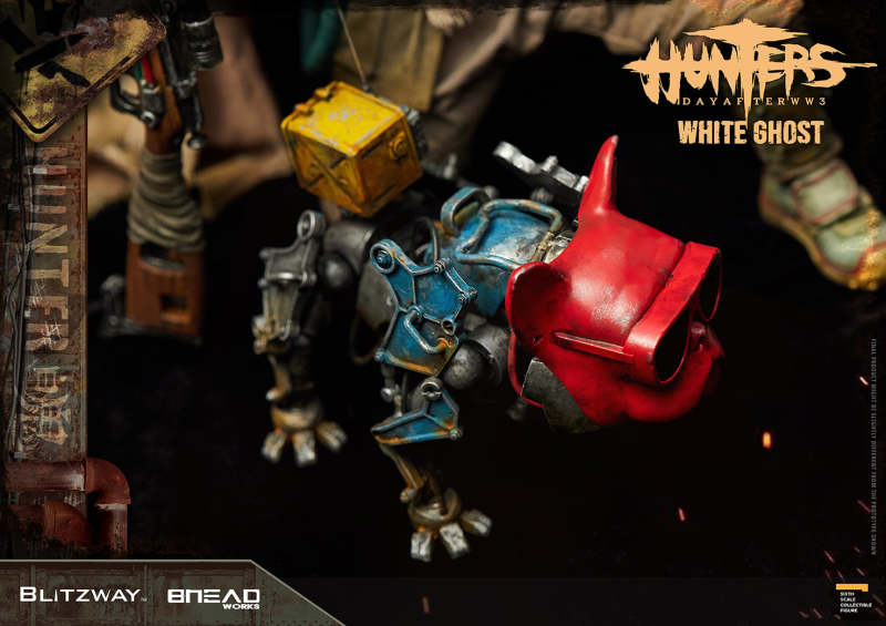 Blitzway《獵人：第三大戰日後》白鬼（HUNTERS : Day After WWlll – White Ghost）1/6 比例人偶