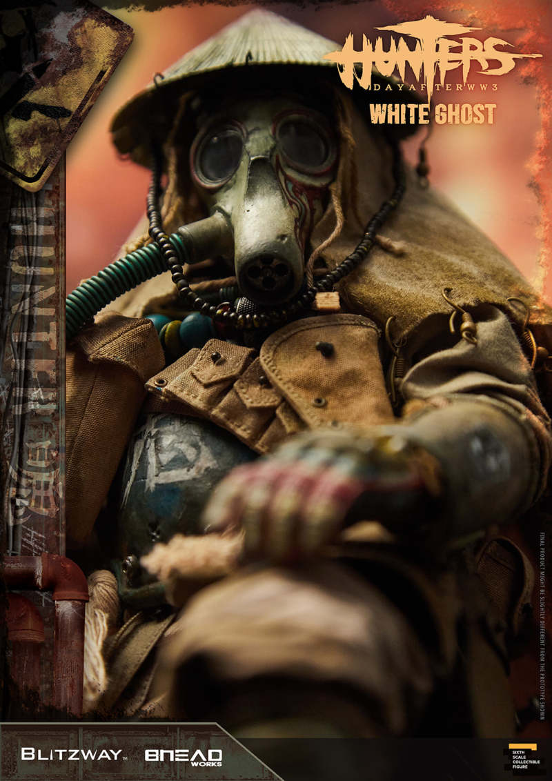Blitzway《獵人：第三大戰日後》白鬼（HUNTERS : Day After WWlll – White Ghost）1/6 比例人偶