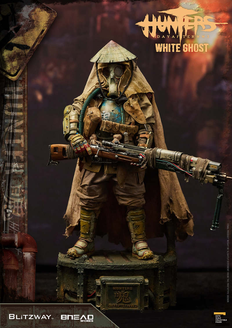 Blitzway《獵人：第三大戰日後》白鬼（HUNTERS : Day After WWlll – White Ghost）1/6 比例人偶