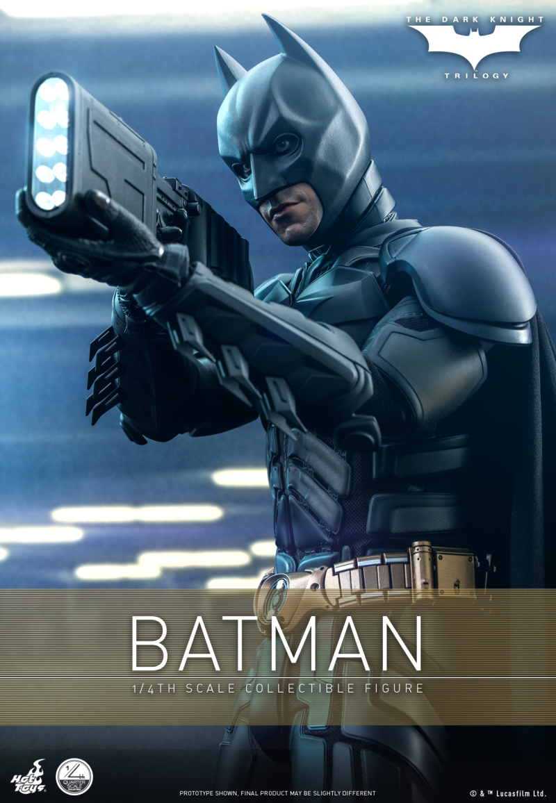 Hot Toys – QS019 -《黑暗騎士三部曲》蝙蝠俠（Batman）1/4 比例收藏級人偶