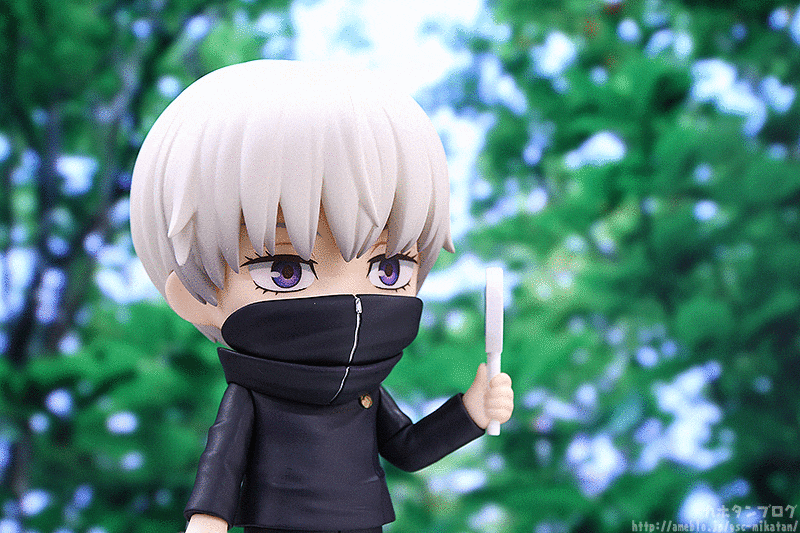 鮭魚!黏土人《咒術迴戰》狗卷棘 附喉嚨藥、飯糰萌萌登場