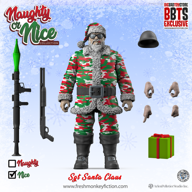 Fresh Monkey Fiction The Naughty or Nice 系列「聖誕老人」6 吋可動人偶【BBTS限定】