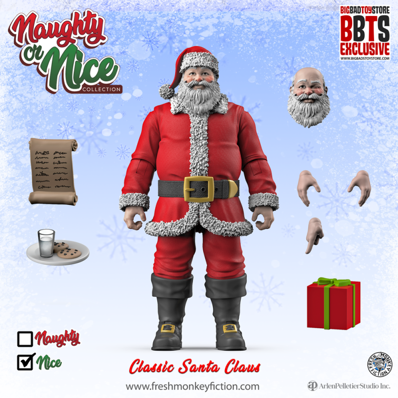 Fresh Monkey Fiction The Naughty or Nice 系列「聖誕老人」6 吋可動人偶【BBTS限定】