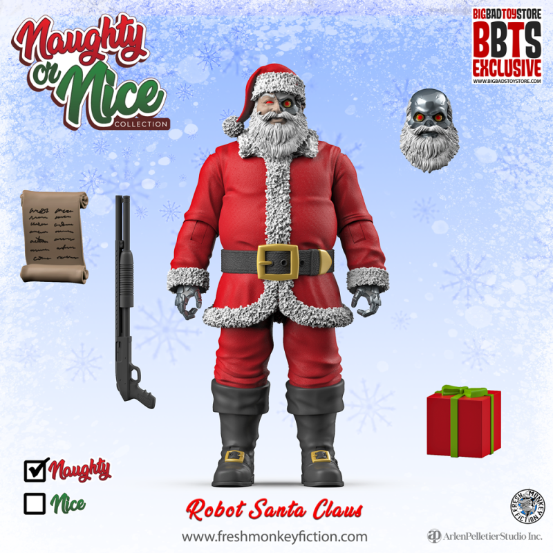 Fresh Monkey Fiction The Naughty or Nice 系列「聖誕老人」6 吋可動人偶【BBTS限定】
