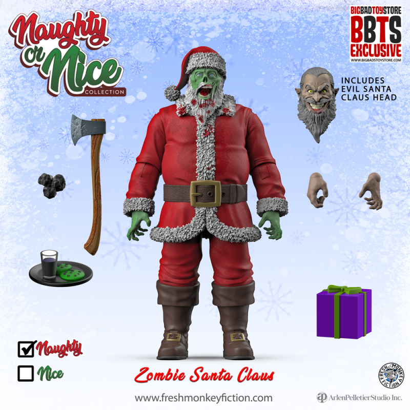 Fresh Monkey Fiction The Naughty or Nice 系列「聖誕老人」6 吋可動人偶【BBTS限定】