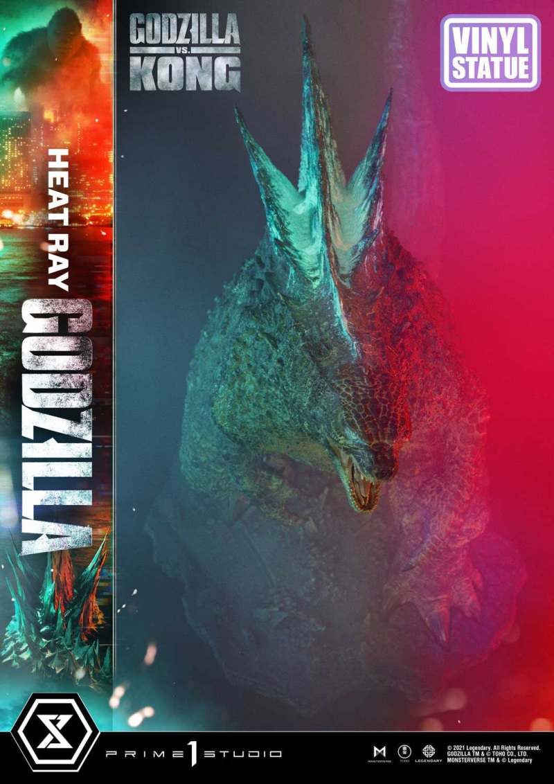 Prime 1 Studio《哥吉拉大戰金剛》UDM「原子吐息 哥吉拉」無比例 Vinyl 雕像