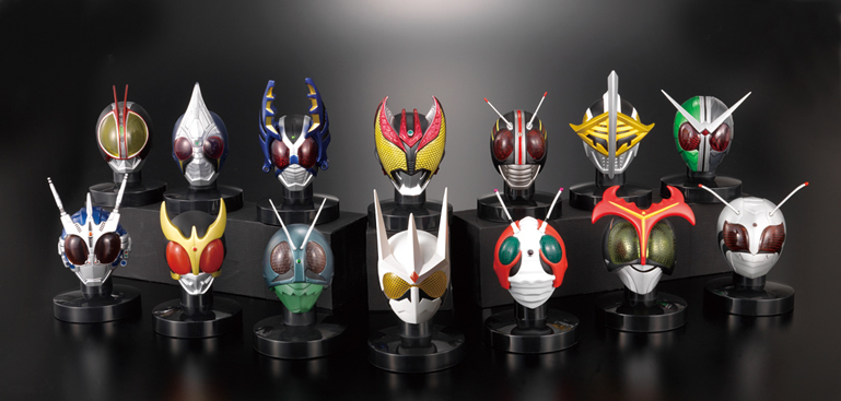 假面騎士頭像食玩又復活 萬代新系列『假面騎士面具史』明年 04 月發售
