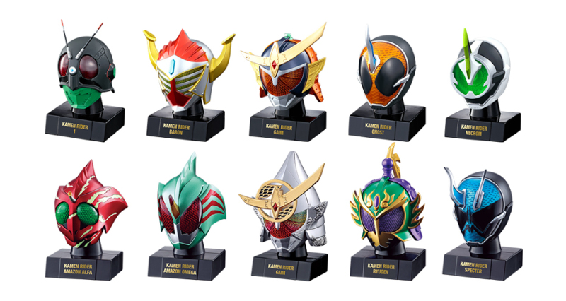 假面騎士頭像食玩又復活 萬代新系列『假面騎士面具史』明年 04 月發售