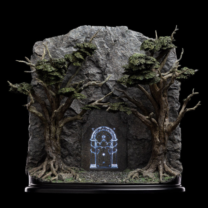 WETA《魔戒》都靈之門（The Doors of Durin）場景雕像 由矮人與精靈共同打造的神奇大門立體化！