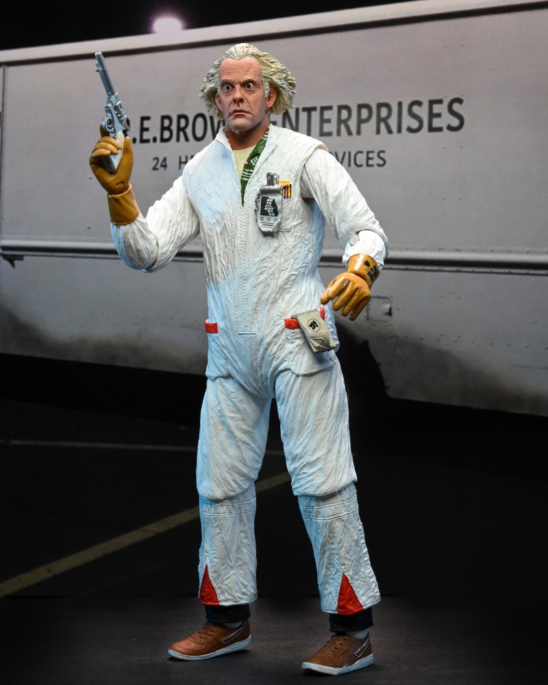 NECA《回到未來》布朗博士 1985 年版本（Ultimate 1985 Doc Brown）可動人偶曝光