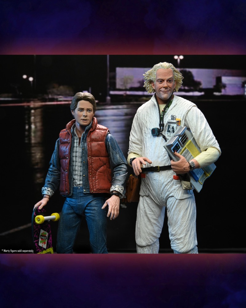 NECA《回到未來》布朗博士 1985 年版本（Ultimate 1985 Doc Brown）可動人偶曝光