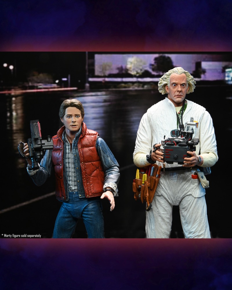NECA《回到未來》布朗博士 1985 年版本（Ultimate 1985 Doc Brown）可動人偶曝光