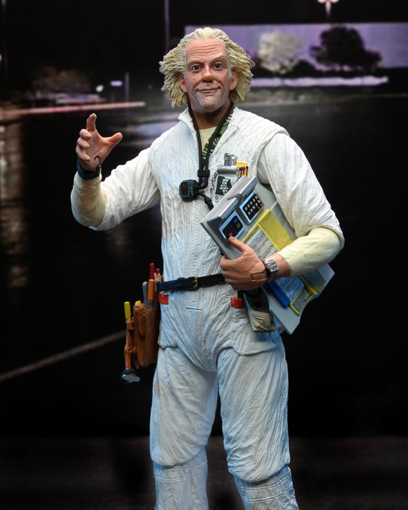 NECA《回到未來》布朗博士 1985 年版本（Ultimate 1985 Doc Brown）可動人偶曝光
