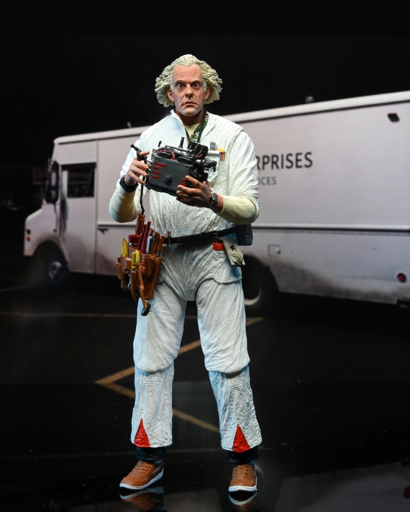 NECA《回到未來》布朗博士 1985 年版本（Ultimate 1985 Doc Brown）可動人偶曝光