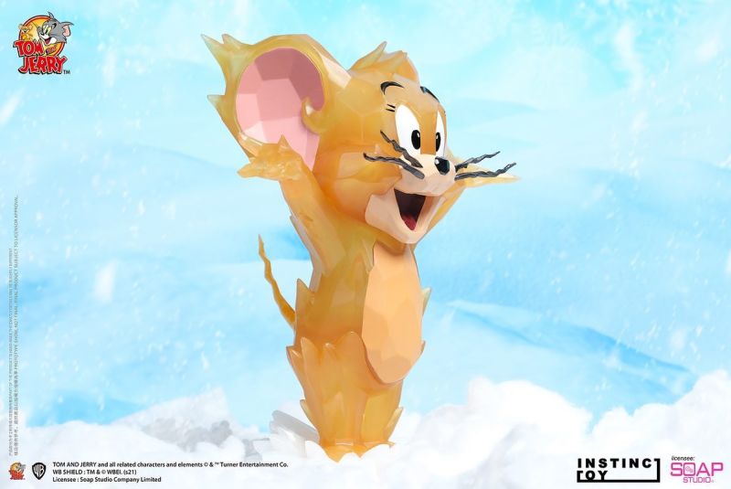 Soap Studio x INSTINCTOY《湯姆貓與傑利鼠》ICE EROSION 系列人偶 獨特的冰晶視覺效果登場！