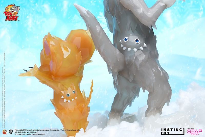 Soap Studio x INSTINCTOY《湯姆貓與傑利鼠》ICE EROSION 系列人偶 獨特的冰晶視覺效果登場！