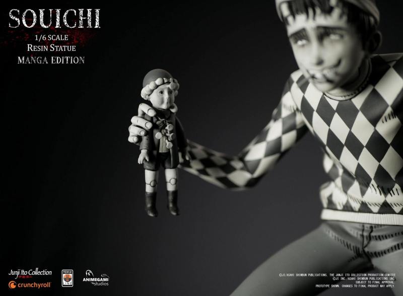 Animegami Studios 伊藤潤二收藏 -「雙一」（Souichi）1/6 比例全身雕像 EX版/漫畫版/組合版