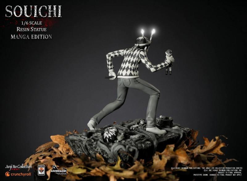 Animegami Studios 伊藤潤二收藏 -「雙一」（Souichi）1/6 比例全身雕像 EX版/漫畫版/組合版