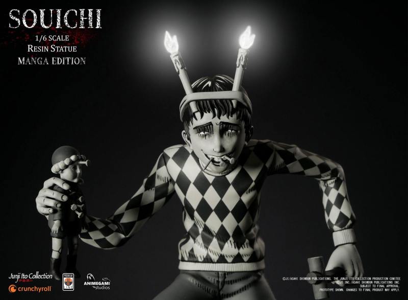 Animegami Studios 伊藤潤二收藏 -「雙一」（Souichi）1/6 比例全身雕像 EX版/漫畫版/組合版