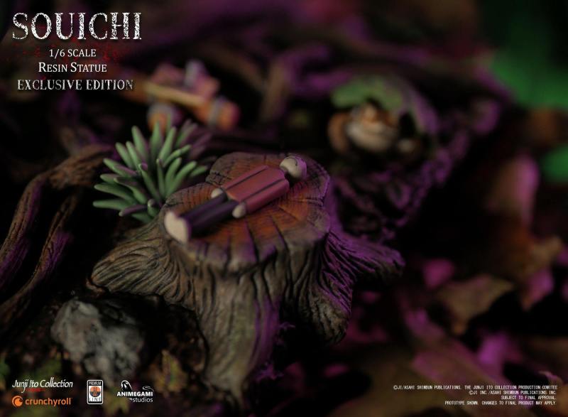 Animegami Studios 伊藤潤二收藏 -「雙一」（Souichi）1/6 比例全身雕像 EX版/漫畫版/組合版