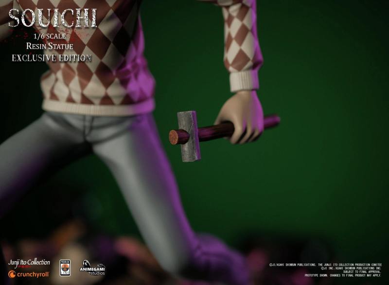 Animegami Studios 伊藤潤二收藏 -「雙一」（Souichi）1/6 比例全身雕像 EX版/漫畫版/組合版