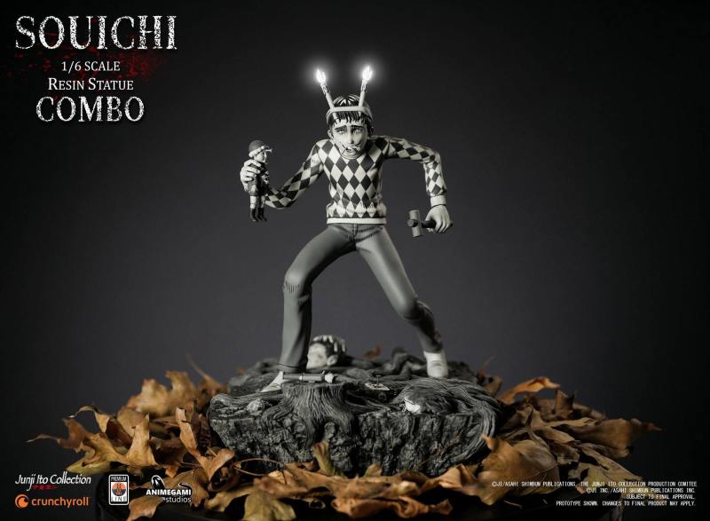 Animegami Studios 伊藤潤二收藏 -「雙一」（Souichi）1/6 比例全身雕像 EX版/漫畫版/組合版