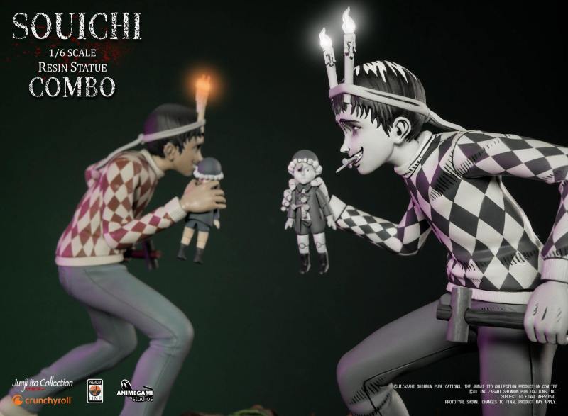 Animegami Studios 伊藤潤二收藏 -「雙一」（Souichi）1/6 比例全身雕像 EX版/漫畫版/組合版