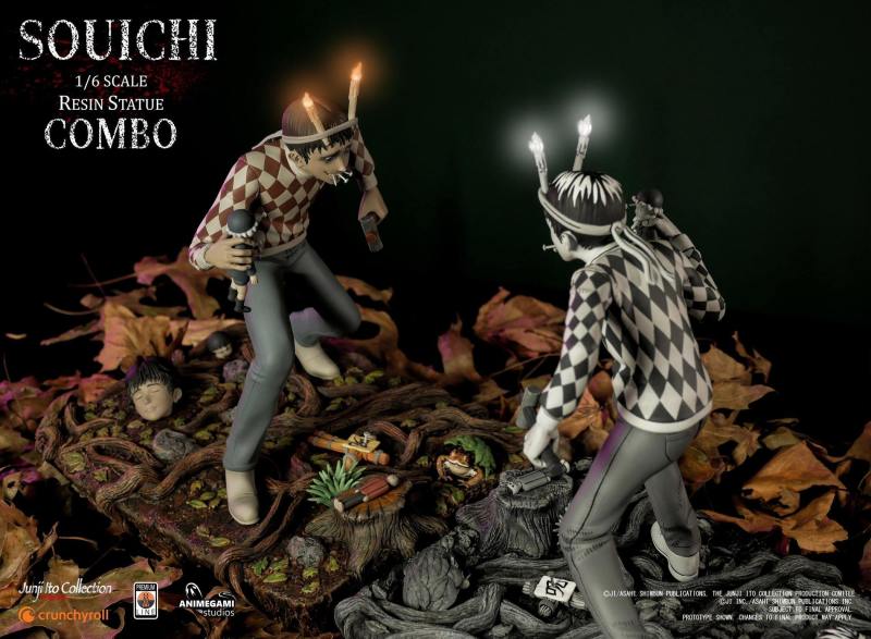 Animegami Studios 伊藤潤二收藏 -「雙一」（Souichi）1/6 比例全身雕像 EX版/漫畫版/組合版