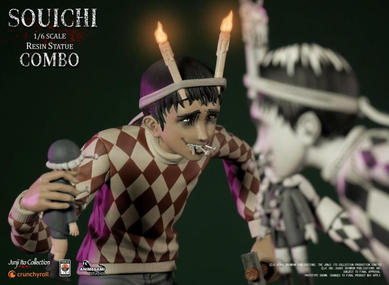 Animegami Studios 伊藤潤二收藏 -「雙一」（Souichi）1/6 比例全身雕像 EX版/漫畫版/組合版