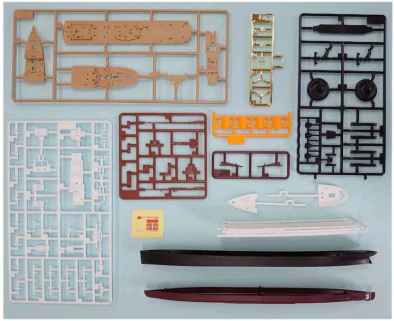 簡單易組好擺飾!童友社 1/1000 淒!簡單模型系列 鐵達尼號 R.M.S. Titanic