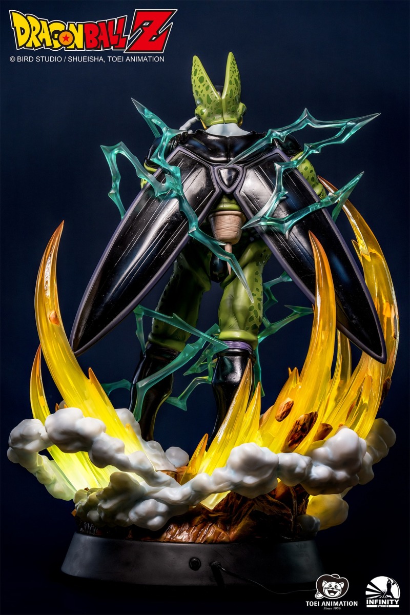 Infinity Studio《七龍珠Z》賽魯(Cell)1/4 比例全身雕像 自爆後倖存、變得更加完美再歸來!