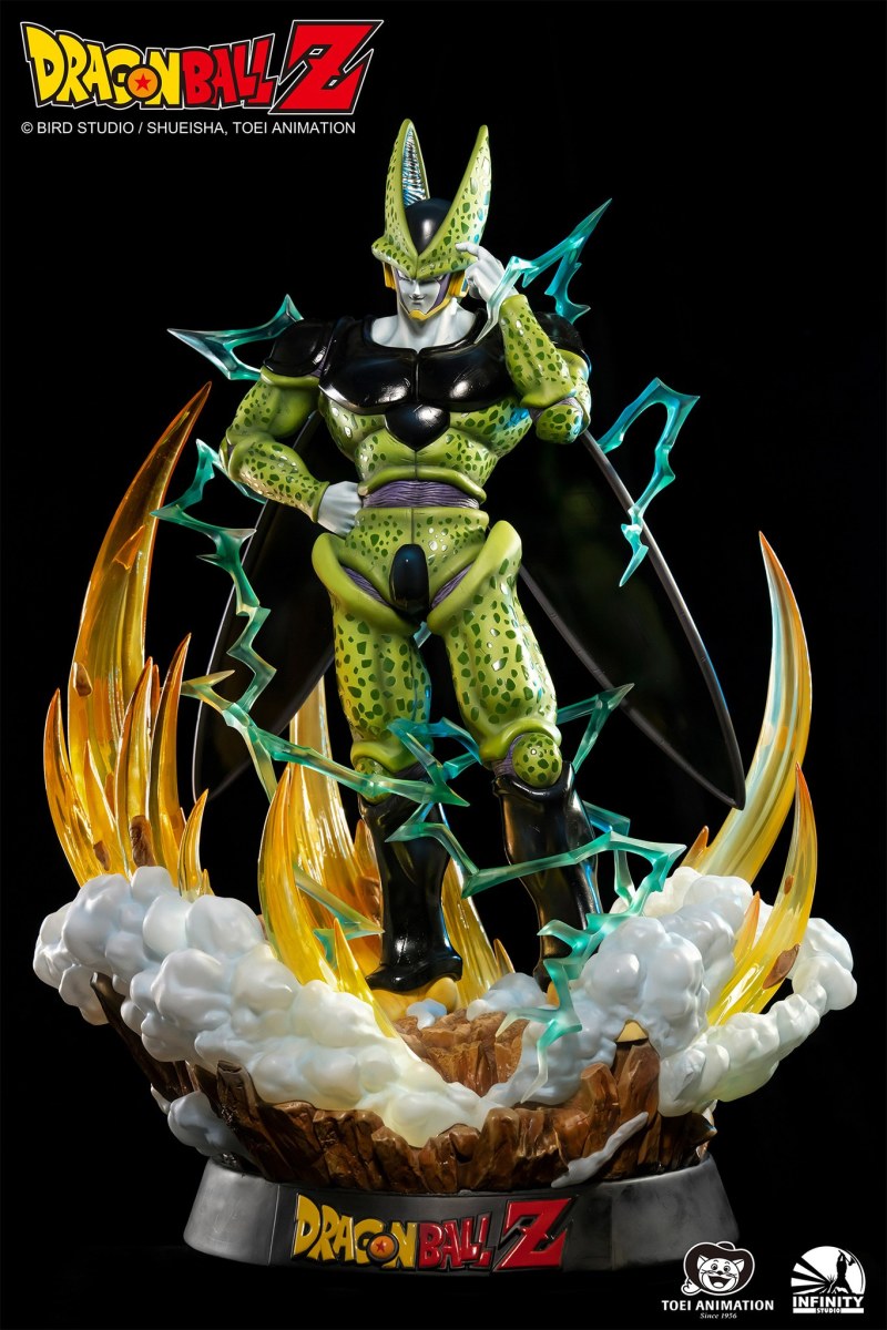 Infinity Studio《七龍珠Z》賽魯（Cell）1/4 比例全身雕像 自爆後倖存、變得更加完美再歸來！