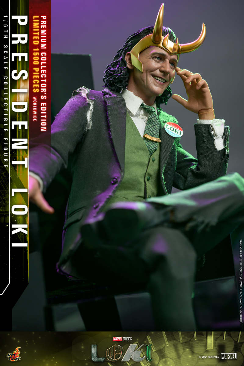 Hot Toys《洛基》總統洛基 高級蒐藏版（President Loki Premium Collector's Edition）1/6 比例收藏級人偶