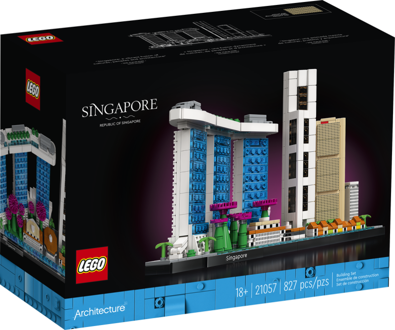 LEGO 21057 建築系列【新加坡】Singapore 獅城標誌性酒店「濱海灣金沙酒店」搶眼再現！