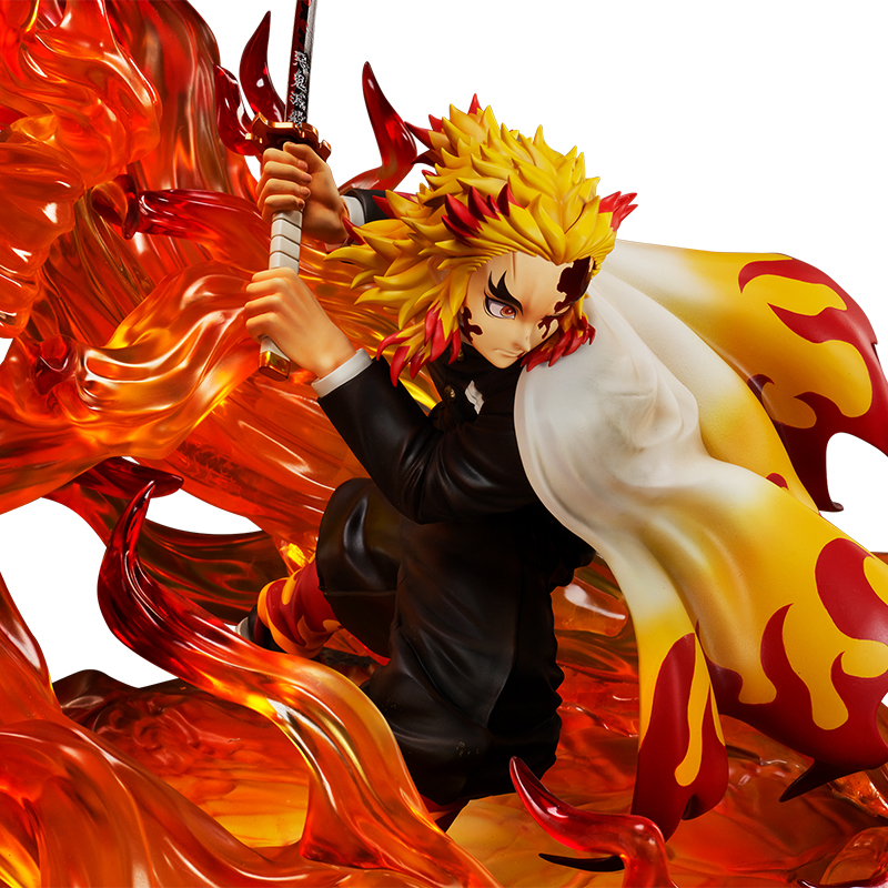 B-style《鬼滅之刃》煉獄杏壽郎 完全版 1/4比例模型 72公分再現炎之呼吸奧義!