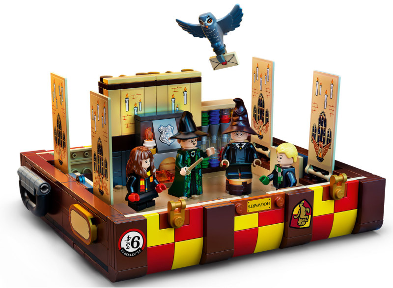 LEGO 76399《哈利波特》霍格華茲魔法大皮箱（Hogwarts Magical Trunk）豐富零件與多樣場景，組裝再構築的樂趣最大化！