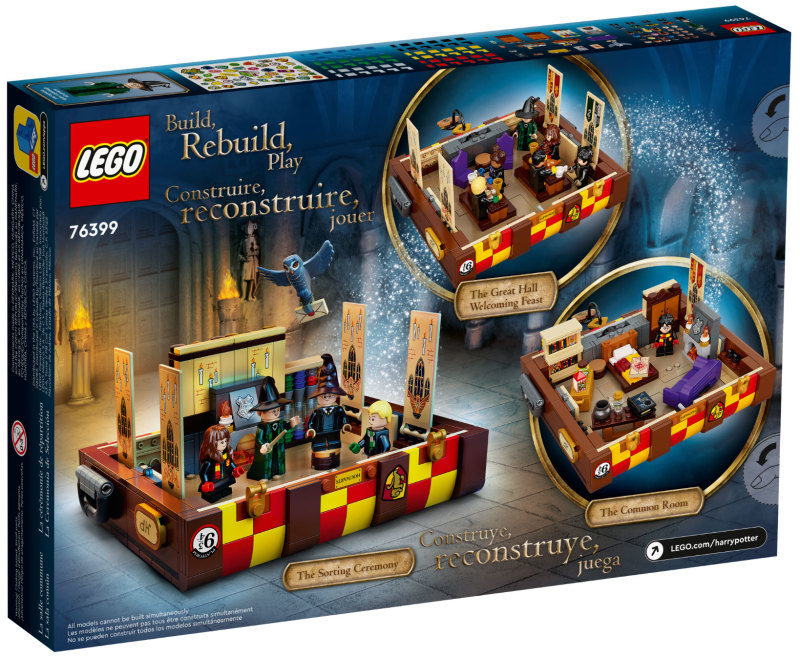 LEGO 76399《哈利波特》霍格華茲魔法大皮箱（Hogwarts Magical Trunk）豐富零件與多樣場景，組裝再構築的樂趣最大化！