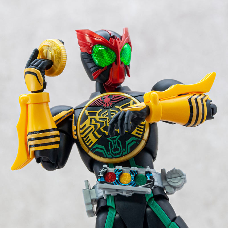 附噴硬幣特效零件!Figure-rise Standard「假面騎士OOO 鷹虎蝗聯組」 12 月發售!