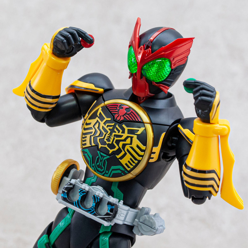 附噴硬幣特效零件!Figure-rise Standard「假面騎士OOO 鷹虎蝗聯組」 12 月發售!