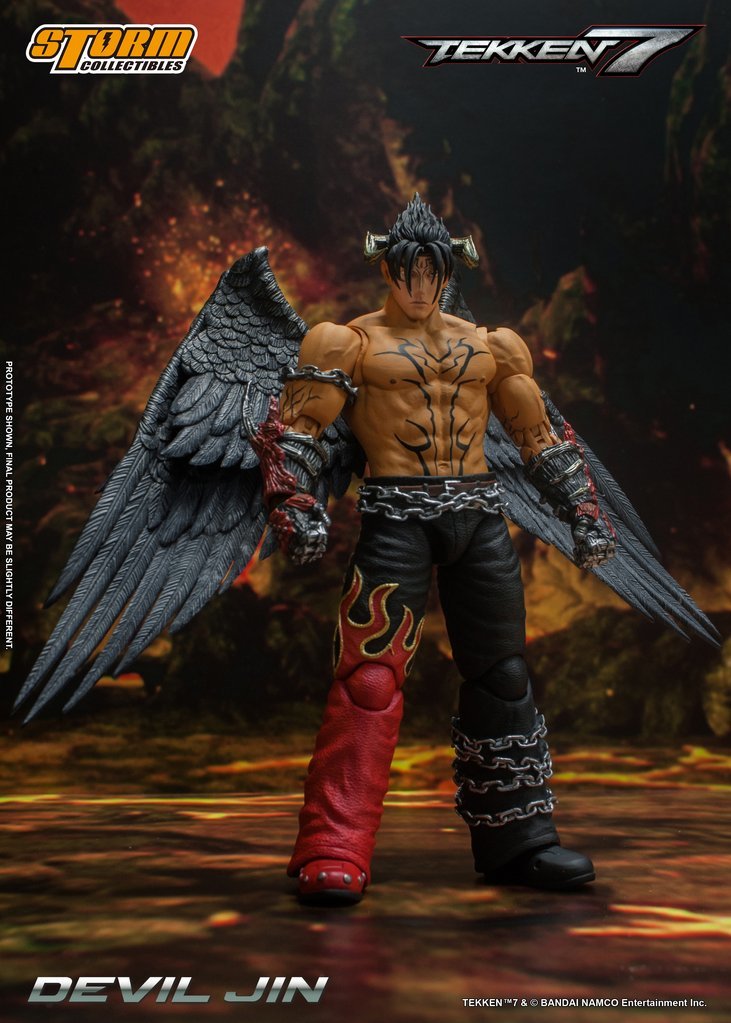 STORM COLLECTIBLES《鐵拳7》惡魔風間仁DEVIL JIN 1/12 立體可動人形
