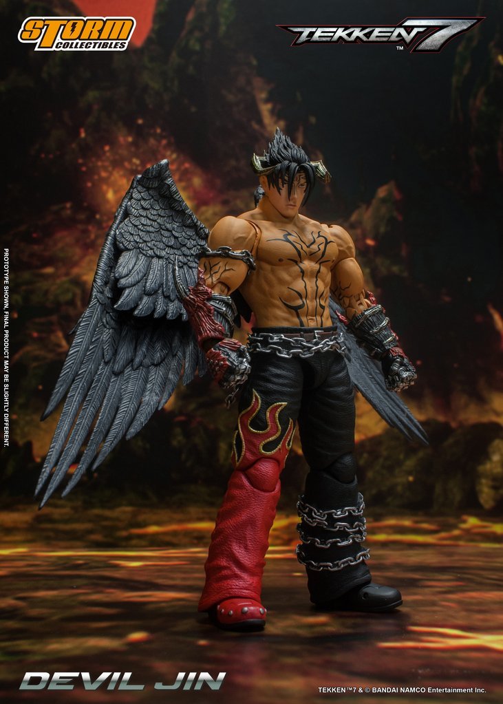 STORM COLLECTIBLES《鐵拳7》惡魔風間仁DEVIL JIN 1/12 立體可動人形