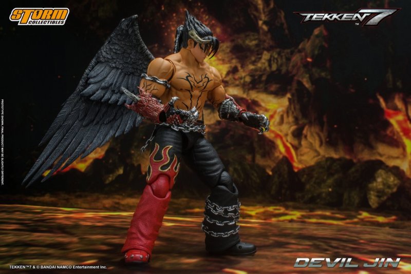 STORM COLLECTIBLES《鐵拳7》惡魔風間仁DEVIL JIN 1/12 立體可動人形