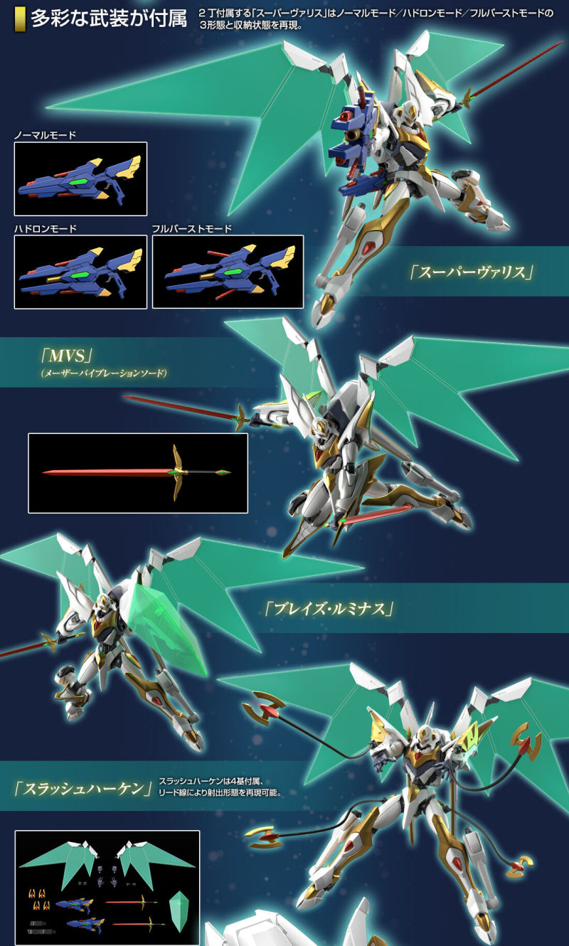 完全新規造型『HG 1/35 Code Geass 反叛的魯路修 蘭斯洛特.阿爾比昂』明年 04 月發售!